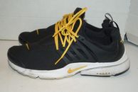 Nike  Air Presto Running Shoes - US Men's 10 Black Gold Black