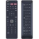 XRT500 QWERTY Keyboard with Back Light Replacement Remote Control Compatible for Vizio TV M43-C1 M49-C1 M50-C1 M55-C2 M60-C3 M80-C3 M322I-B1 M422I-B1 M492I-B2 M502I-B1 M552I-B2 M602I-B3