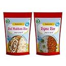 Dryfii Dal Makhani Rice & Rajma Rice | Ready-to-Eat-Food | Instant Meal | 4 Servings | Freeze Dried 280g | Rehydrated Weight 1080g