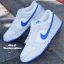 Nike Dunk Low Retro Shoes Summit White Photo Blue DV0831-108 Men's Sizes NEW