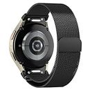Magnet Armband for Samsung Galaxy Watch 6 5 4 armband 40mm 44mm/Galaxy Watch 6 Classic 47mm 43mm/Watch 4 Classic 46mm 42mm/5 Pro 45mm Band,One-Click Wechseln Milanaise Edelstahl metall Armbänder