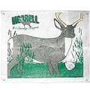 Morrell Targets Polypropylene Archery Target Face, Mule Deer, Multi