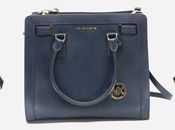 Michael Kors Blue Saffiano Leather Tote handbag