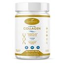 Hydrolyzed Collagen + Marine Elastin Peptides + Hyaluronic Acid + Coenzyme Q10 + Glucosamine + Biotin + Vitamin C & D and Magnesium - Strong Joints and Cartilage, Smooth Skin and Energy | 420g