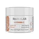 RevitaLAB Hyaluron Anti-Aging Day and Night Cream, Enriched with Vitamins A, B3, B5, E, C, Jojoba Oil, and UV Filters for Ages 40 – 55, 50 ml