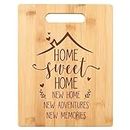 Tulolvae New Home Gifts, Bamboo Chopping Board Decoration House Warming Gifts for Best Friend Couple Family, Ideas Kitchen Housewarming Gifts for New House 8.5 * 10.8 in