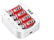 Rechargeable 3.7v EBL CR2 400mAh Batteries + CR2 4-Port Chargers / Pick a Combo!