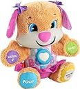 Fisher-Price Plush Dog Baby Toy with Lights Music and Smart Stages Learning Content, Laugh & Learn Sis​