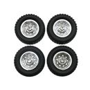 4Pcs MN78 Wheel Tire Tyre Accessories for MN78 1/12 RC Car Spare Parts