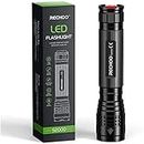 RECHOO LED Torch, 3000 Lumen Super Bright Torches - 3 Modes, Long Working Time, Zoomable and IP67 Waterproof - Powerful Flashlight for Fishing Camping Emergency