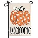 SHARE&CARE Garden Flag Decorative of different holidays for Garden and Home Decoration 12 x 18 Inches (Halloween)