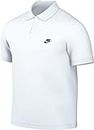 Nike Club Polo Shirt, Negro/Blanco, XX-Large para Hombre