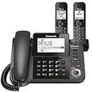 Panasonic KX-TGF382M DECT 2-Handset Landline Telephone by Panasonic