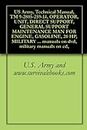 US Army, Technical Manual, TM 9-2805-259-14, OPERATOR, UNIT, DIRECT SUPPORT, GENERAL SUPPORT MAINTENANCE MAN FOR ENGINE, GASOLINE, 20 HP, MILITARY STANDARD ... military manuals on cd, (English Edition)