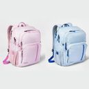 Embark Top-Load Water-Resistant School Backpack Fits 15-Inch Laptop, Pink/Blue