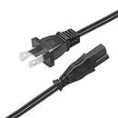 8.2ft Polarized Power Cord Replacement for Bose Wave Soundtouch Music System IV 4 III 3 Radio CD-2000 AWR1-1W CD-3000 2 Prong AC Power Cord Cable