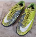 Mercurial Nike Green and Black Soccer  Football and Sports Shoes For Men