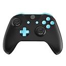 eXtremeRate Boutons de Remplacement Complet pour Xbox One S/X Manette, Trigger LB RB LT RT Bumpers D-Pad ABXY Start Back Sync Buttons Customisé pour Xbox One S/X Manette Modèle 1708, Bleu Céleste