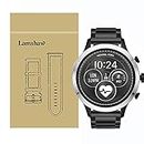 for Michael Kors Access Runway Bands, Lamshaw Stainless Steel Metal Replacement Straps for Michael Kors Women's Access Runway Smartwatch (Black)