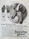 1920 Vintage Educator Shoes for Men Women Children High Top Lace Up