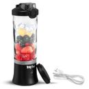 Portable USB Mini Blender for Smoothies and Shakes with Leakproof Lid, Black