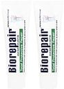 Biorepair Total Protection Toothpaste 75ml (Pack of Two) Protect Enamel & Repair from Acid Erosion and Plaque Safe for Whole Family