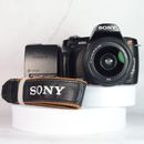 Fotocamera reflex digitale Sony Alpha a230 e pacchetto obiettivi 18-55 mm f/3.5-5.6 - sensore pulito