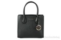 Michael Kors Mercer Medium Leather Messenger Crossbody Bag Handbag Purse