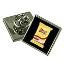 Select Gifts Paquete de papas fritas Snack insignia de solapa bolsa de regalo