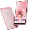 AGPTEK 40GB MP3 Player with Bluetooth and WiFi, 4" Full Touch Screen MP4 Player with Spotify, Android Online Music Player with Speaker, FM Radio, Expandable Up to 32GB, Pink