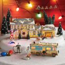 Dept 56 THE GRISWOLD HOLIDAY HOUSE Christmas Vacation SET 7 EDDIE RV GARAGE DAD+