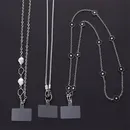 New Metal Phone Lanyard Crossbody Cellphone Cases With Slot Card CellPhone Strap Accessories