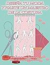 DISEÑA TU MODA Y HAZTE UN MAESTRO DE LA COSTURA | 16 Figurines diferentes para dibujo de ropa zapatos y complementos: Cuaderno con 96 bocetos a tamaño ... creativa artística (Spanish Edition)