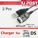 2 Pcs USB Charger Charging Power Cable Cord for Nintendo DS Original NDS