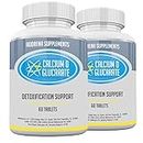 Calcium D-Glucarate 500mg- CDG for Liver Detox, Cleanse, Menopause, Estrogen Management | 120 Tablets