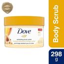 Dove Exfoliating Body Polish Scrub For Dry Skin With Crushed Almond Fruity 298gm