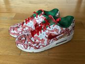 Nike Air Max 90 Candy Cane Christmas White Red 2015 813150-101 Women's Size 7