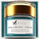 Hyaluronic Acid Face Cream - Hyaluronic Acid with Retinol, Vitamin C & E - Hydrating Face Cream, Anti Aging Hyaluronic Acid Moisturizer, Hyaluronic Acid Cream for Sensitive Skin
