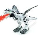 Dinosaur Toys for Kids 3-5 5-7, Electric Walking Tyrannosaurus Robot with Fire Breathing & Mist Spray and Roar Sounds, Dragon Toy Birthday Gift for Boys & Girls 3 4 5 6-9
