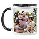 Let's Make Memories Personalized Photo Mug - Custom Coffee Mug - Your Photo - For Any Occasion - Birthday - For Him - For Her - For Friend - Couples -11oz- Black Handle
