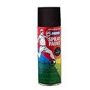 ABRO SP-4 Multipurpose Colour Spray Paint Can for Cars and Bikes (400ml, Matt Black, 1 Pc)