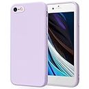Meliya for iPhone 8/iPhone 7 Case,iPhone SE Case 2022/2020, Soft Silicone Full Protection Shockproof Phone Case Cover for iPhone 8/7 4.7Inch (Lilac Purple)