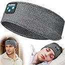 Perytong Cuffie per dormire Fascia Bluetooth, Soft Sleep Headphones Headbands, Cuffie per dormire a lunga durata con altoparlanti integrati Perfetto per allenamento, yoga, viaggi