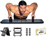 PRO365 Push Up Board, 15 Positions Pushup Stand with Handle, Women Push Up Stand, Pushup Bars, Home gym equipment, Pushup Board, Chest & Triceps, Shoulders Multi Utility Board (6 Month Manufacturer Warranty)