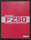 1980 SUZUKI FZ-50 Moped Repair Shop Supplementary Service Manual