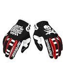 EXCEREY Cycling Gloves Mountain Bike Gloves for Outdoor Sports, Driving, Climbing for Men & Women (Black, XL)