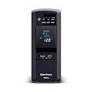 CyberPower CP1000PFCLCD PFC Sinewave UPS System, 1000VA/600W, 10 Outlets, AVR, Mini-Tower