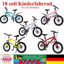 Mountain bike 18 pollici MTB bambini unisex ragazzi biciclette per bambini & pompa pneumatici