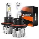 SEALIGHT H13/9008 LED Headlight Bulbs, 24000 Lumens 600% Brighter High Beam/Low Beam LED Bulbs, S6 6500K Cool White Plug and Play Halogen Replacement Kit with Cooling Fan, Pack of 2