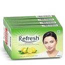 Torque Refresh Soap Bar For Moisturizing, Refreshing and Detoxfying Fragnant (Buy 3 Get 1 Free) - 100g each (Lemon)